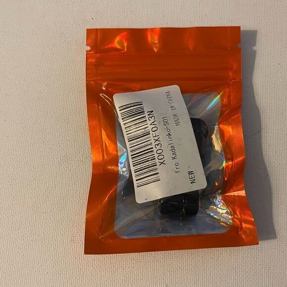 Cadillac Valve Stem Caps in Black set of 4 NWT - Picture 4 of 4